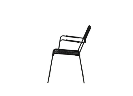 Venture Home Lindos Matstol Utomhus 2-pack Svart