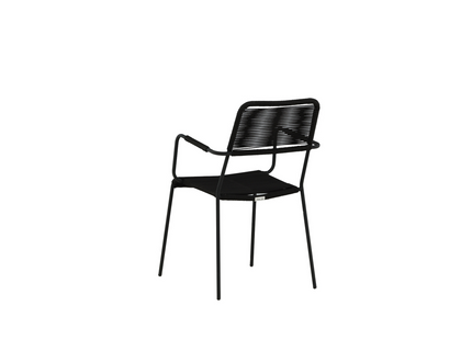 Venture Home Lindos Matstol Utomhus 2-pack Svart