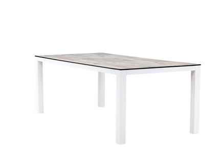 Venture Home Llama Rektangulärt Matbord Utomhus 205 × 100 Grå