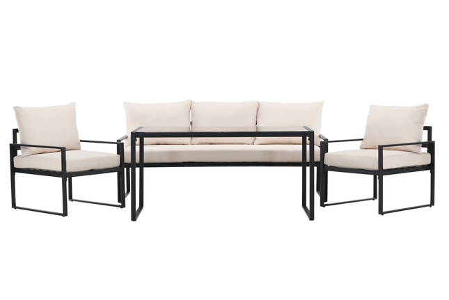 Venture Home Catania Soffgrupp Utomhus Svart Beige