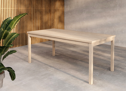 Venture Home Kenya Rektangulärt Matbord Utomhus 180 x 90 Vitputsad