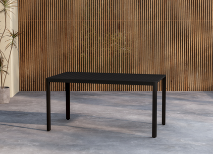 Venture Home Giardini Rektangulärt Matbord Utomhus 150 x 85 Svart