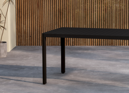 Venture Home Giardini Rektangulärt Matbord Utomhus 150 x 85 Svart