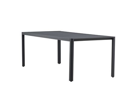 Venture Home Giardini Rektangulärt Matbord Utomhus 200 x 90 Svart