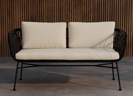 Venture Home Isola 3-sits Soffa Utomhus Svart