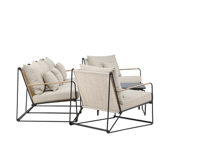 Venture Home Palazzo Soffgrupp Utomhus Svart Beige