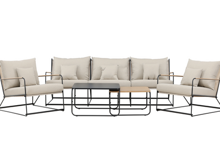 Venture Home Palazzo Soffgrupp Utomhus Svart Beige