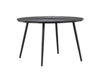 Venture Home San Vito Runt Matbord Utomhus ⌀120 Svart