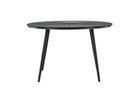 Venture Home San Vito Runt Matbord Utomhus ⌀120 Svart