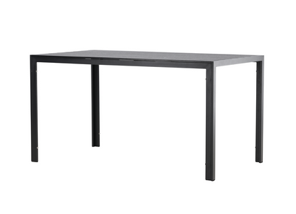 Venture Home Mirko Rektangulärt Matbord Utomhus 140 x 80 Svart