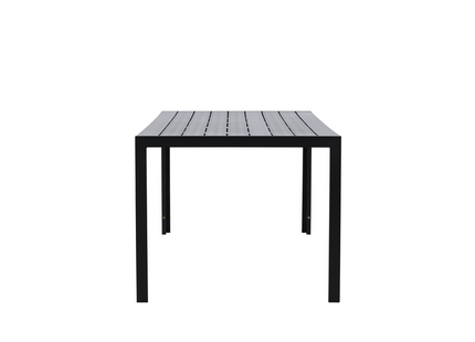 Venture Home Mirko Rektangulärt Matbord Utomhus 205 x 90 Svart
