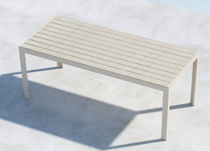 Venture Home Mirko Rektangulärt Matbord Utomhus 205 x 90 Beige