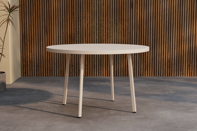 Venture Home Giardini Runt Matbord Utomhus Ø120 Beige