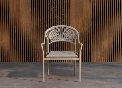 Venture Home Paros Matstol Utomhus Beige