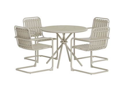 Venture Home Chios Matgrupp Utomhus Med 4st Matstolar Beige