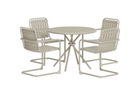 Venture Home Chios Matgrupp Utomhus Med 4st Matstolar Beige