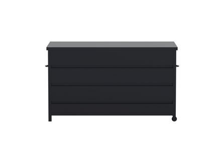Venture Home Nisis Dynbox 60 x 130 x 75 Svart
