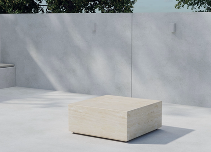 Venture Home Lissabon Sidobord Utomhus 80 x 80 x 35 Beige
