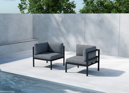 Venture Home Copacabana Soffmodul Utomhus Svart