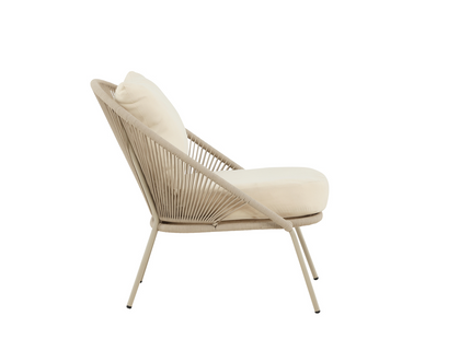 Venture Home Lindos Loungefåtölj Utomhus Beige 2-pack