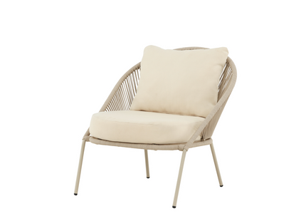 Venture Home Lindos Loungefåtölj Utomhus Beige 2-pack