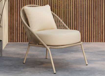 Venture Home Lindos Loungefåtölj Utomhus Beige 2-pack