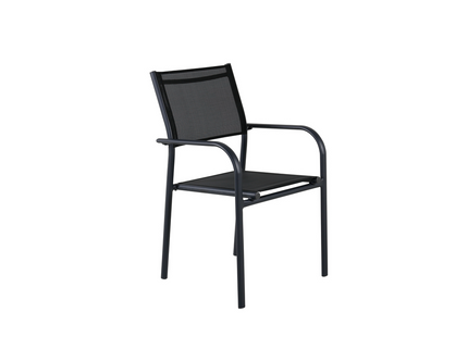 Venture Home Santorini Fåtölj Utomhus Svart 2-pack