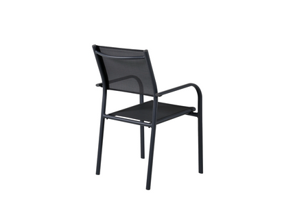 Venture Home Santorini Fåtölj Utomhus Svart 2-pack