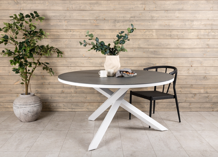 Venture Home Copacabana Runt Matbord Utomhus Ø120 Grå