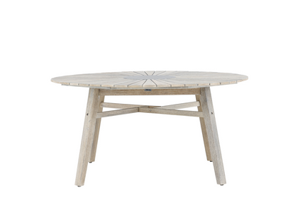 Venture Home Rives Runt Matbord Utomhus ⌀150 Vitputsad