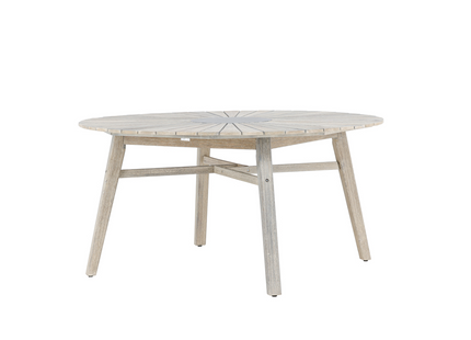 Venture Home Rives Runt Matbord Utomhus ⌀150 Vitputsad