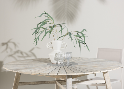 Venture Home Rives Runt Matbord Utomhus ⌀150 Vitputsad