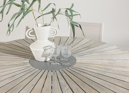 Venture Home Rives Runt Matbord Utomhus ⌀150 Vitputsad