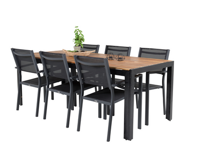Venture Home Copacabana & Bois Matgrupp Utomhus Med 6st Matstolar