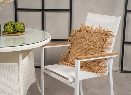 Venture Home Volta, Texas Matgrupp Utomhus Med 2st Matstolar Vit
