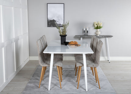 Venture Home Polar & Windu Rektangulära Matbord 180 x 90 Vit +