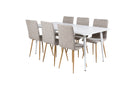 Venture Home Polar & Windu Rektangulära Matbord 180 x 90 Vit +