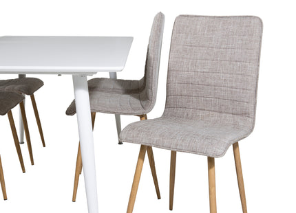 Venture Home Polar & Windu Rektangulära Matbord 180 x 90 Vit +