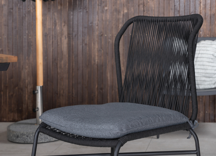 Venture Home Chan, Julian Matgrupp Utomhus Med 4st Matstolar Svart