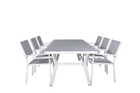 Venture Home Virya & Copacabana Matgrupp Utomhus Med 6st Matstolar Vit