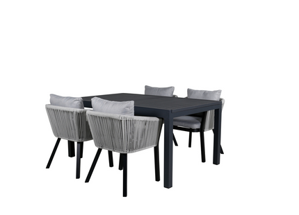Venture Home Virya & Marbella Matgrupp Utomhus Med 4st Matstolar