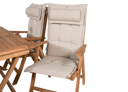 Venture Home Kenya Matgrupp Utomhus Med 4st Matstolar Natur
