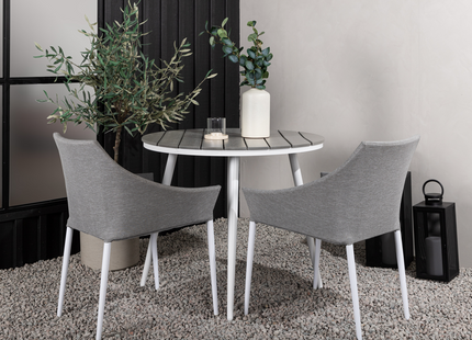 Venture Home Spoga & Break Matgrupp Utomhus Med 2st Matstolar Grå