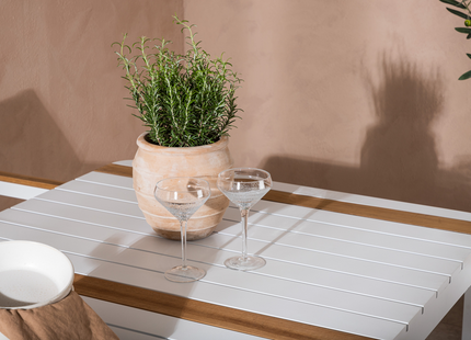 Venture Home Togo & Mexico Matgrupp Utomhus Med 4st Matstolar Vit