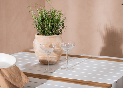 Venture Home Togo & Lindos Matgrupp Utomhus Med 4st Matstolar Vit/Brun