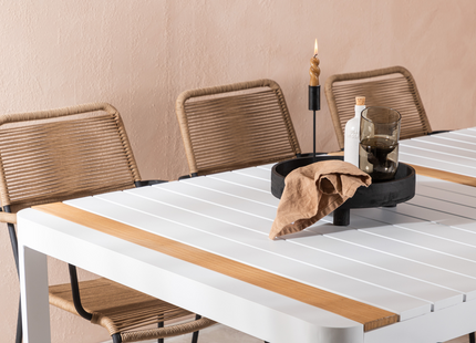 Venture Home Togo & Lindos Matgrupp Utomhus Med 6st Matstolar