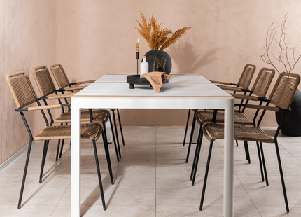 Venture Home Togo & Lindos Matgrupp Utomhus Med 6st Matstolar