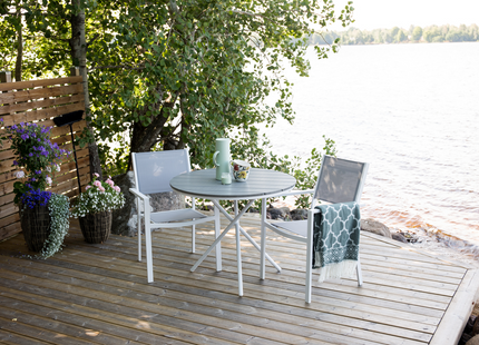Venture Home Copacabana & Parma Matgrupp Utomhus Med 2st Matstolar Grå