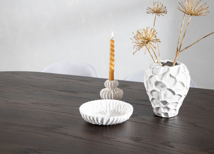 Venture Home & Furniture Fashion Velvet & Stone Matstolar 2-pack Grå + Ovala Matbord 220 x 100 Mocca