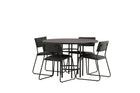 Venture Home & Furniture Fashion Kenth & Copenhagen Matstolar 2-pack Svart + Runda Matbord ⌀115 Svart